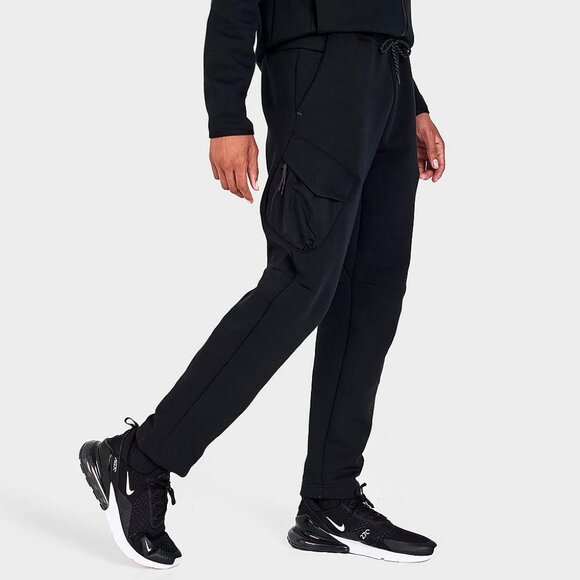 Nike Tech Fleece Tracksuit Men's Size 2XL Matching Sweatsuit Black Out Gift Set - Picture 6 of 11